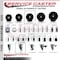Service Caster 4'' Phenolic Swivel 1-1/8'' Expanding Stem Caster Set 2 Total Lock Brakes, 4PK SCC-EXTTL20S414-PHR-2-S-2-118 - alternate 5